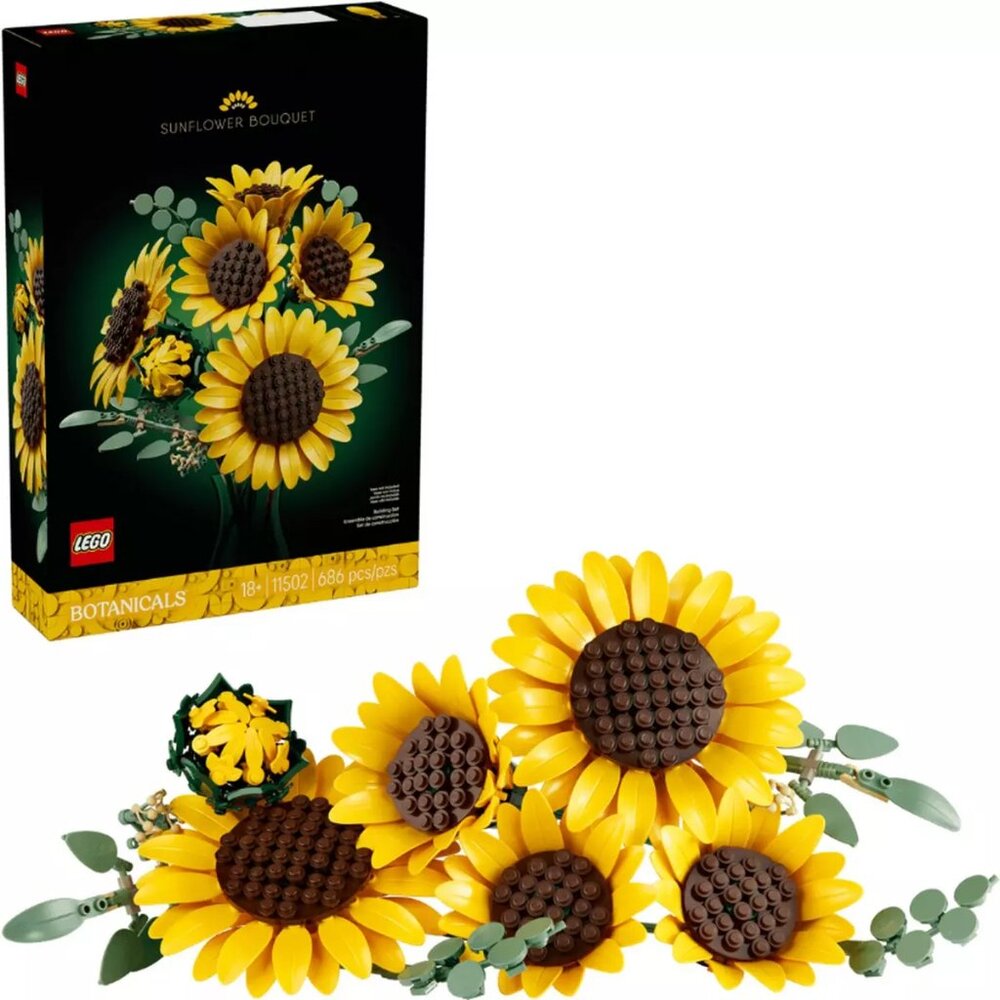 LEGO Botanicals Sunflower Bouquet 11502 Building Set - NIB